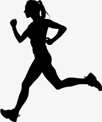 Running Silhouette Figures Vector Material Woman Run Movement Png Transparent Clipart Image And Psd File For Free Download Running Silhouette Female Runner Silhouette