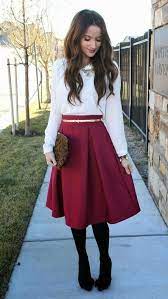 Buffalo plaid christmas outfit toddler, red christmas dress, red baby skirts, toddler red skirt, high waisted, red black plaid skirt. 15 Cute Christmas Church Outfits Ideas For Females Entertainmentmesh