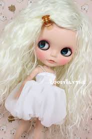 12 Goodyblythe Hair Wig for Blythe White Curly by blythism