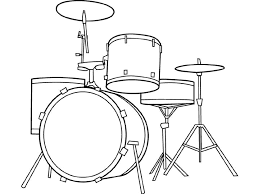 Fan your children's passion for playing music with these great coloring pages. Drawing Musical Instruments 167266 Objects Printable Coloring Pages