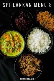 Sri Lankan Menu 8 Island Smile Healthy Indian Recipes Rice Side Dish Recipes Indian Food Recipes
