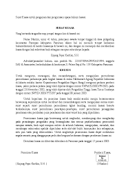 Doc Contoh Surat Kuasa Untuk Pengajuan Dan Pengurusan Upaya Hukum Kasasi Ervian Eda Academia Edu