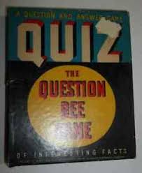 The questions cover a wide range of topics (politics, entertainment, sports, science, etc). Vintage Quiz The Question Bee Game Of Interesting Facts 1939 Whiteman Publishin Ebay