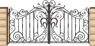 Pin By Wahyu Ida On Wall Backgrounds Decorative Elements Wrought Iron Driveway Gates Iron Gate Design Metal Gates Design