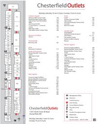 What is the biggest mall in las vegas? Chesterfield Outlets Shopping Plan Chesterfield Outlets Outlet Shopping