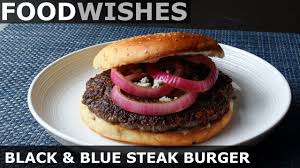 A great salisbury steak begins and ends with a great gravy. Black Blue Steak Burger Hand Chopped Burgers Food Wishes Youtube