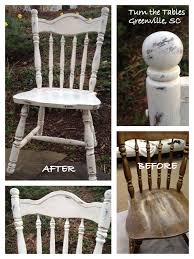 Transformed This Old Wooden Chair Into A Cute Accent Piece Using Apc S Navajo White Old Wooden Chairs Wooden Chair Diy Projects