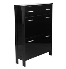 Maybe you would like to learn more about one of these? Black 3 Drawer Shoe Cabinet Storage Glossy Buyerempire