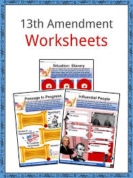 Check spelling or type a new query. 13th Amendment Facts Worksheets Slavery And Emancipation For Kids