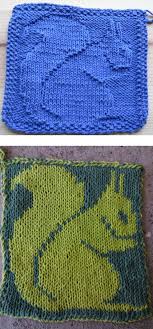 Free Knitting Pattern For Squirrel Dish Or Face Cloth
