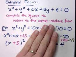 Where k and v is constant and r is radius. Finding The Center And Radius Of A Circle Expii