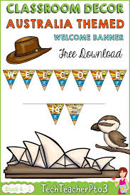 Create A Lovely Warm Aussie Welcome For Your Students On Their First Day In Class With This Free Downlo Classroom Organization Australia School Classroom Decor