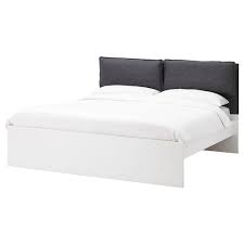 Malm Bezuge Fur Kopfteil 2 Kissen Skiftebo Dunkelgrau Ikea Osterreich Malm Kallax Regal Weiss Kopfteil Bett