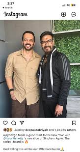 Ajay had narration of Singham Again : rBollyBlindsNGossip