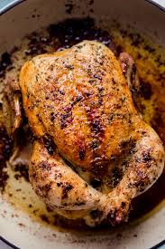 Chicken stock to the pan. Perfect One Hour Whole Roasted Chicken Recipe Little Spice Jar