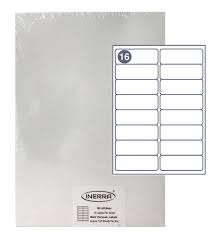 Click to proceed, select and download your label template. Free Template For Inerra Blank Labels 21 Per Sheet