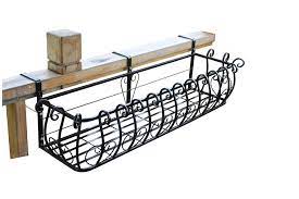 Check spelling or type a new query. Railing Flower Box Holder Plants Hanging Basket Adjustable Flower Box Holder Hanging Flower Pot Shelf Railing Stand Rack Balcony Plants Planter Holder 40inch Black Buy Online In Burkina Faso At Burkinafaso Desertcart Com Productid 79618198