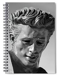 James Dean James Dean Spiral Notebook by Joe Schofield