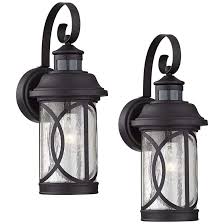 Free delivery for many products! Capistrano Black Motion Sensor Outdoor Wall Lights Set Of 2 73d52 Lamps Plus In 2021 Outdoor Wall Light Fixtures Wall Lights Outdoor Light Fixtures