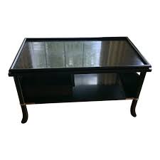 21 60 90 120 all. Japanese Style Black Baker Furniture Tiered Table Console Chairish