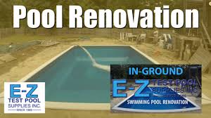 Browse our variety of pools supplies and help boost your curb appeal. In Ground Pool Renovation Of Wood Frame Swimming Pool Youtube