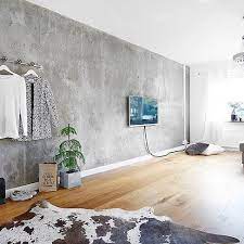 creeer een loft gevoel in huis met betonlook behang bekijk de blog van vandaag via link in bio loft industri thuisdecoratie woonkamer behang home deco