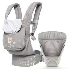 Der ergobaby neugeboreneneinsatz funktioniert wie bei allen anderen ergobaby komforttragen. Ergobaby Babytrage Set Original Von Geburt An Galaxy Grey Babyartikel De