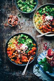 Stir in butternut squash, chickpeas, potatoes, turnips, carrots, harissa, tomato paste, and salt. Moroccan Aubergine Chickpea Stew Green Kitchen Stories