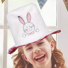 Cappello a cilindro del coniglietto di Pasqua, cappello a cilindro del  coniglio di Pasqua
