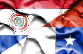 Paraguay no presenta novedades para lo que será el duelo ante chile. Chile Und Paraguay Stock Abbildung Illustration Von Region 102527428