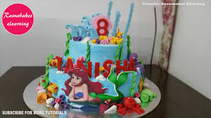 Princess Ariel Theme Mermaid Birthday Simple Easy Cake Design Ideas Decorating Tutorial Homemade Youtube Video content online is growing every year as more and more people gravitate to other media channels aside from the traditional tv.