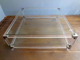 Acrylic coffee table lucite, 42x20x17, 3/4 thick by southeastflorida (8) $590. Large Square Lucite Coffee Table At 1stdibs