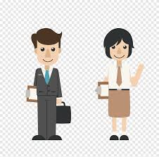 Maybe you would like to learn more about one of these? Male And Female In Business Attire Cartoon Business Man Business Woman People Png Pngegg
