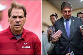 Joe manchin has not thought about switching parties despite his conservative. Nick Saban Endorses Joe Manchin Alabama Coach With Democrat In Wv Race Sbnation Com