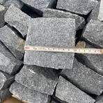 Piso de Granito Preto Sesamo Cinza Escuro Natural G654 para ...