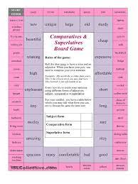 A collection of english esl worksheets for home learning, online practice, distance learning and english classes to teach about past, simple, and, past, cont. Comparatives And Superlatives Board Game Pdf