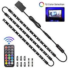 Led Strip Lights 3 Pre Cut 12inch 36inch Led Light Strip Accent Kit For 24 60 Tv Mirror Pc Flexible Color Changing 5050 Led Accent Kit With Rf Remote Power Supply And Connectors Walmart Com Walmart Com