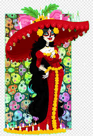 la calavera catrina santa muerte dibujo de personajes arte personaje de ficcion flor png pngegg la calavera catrina santa muerte dibujo