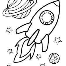 Color the rockets coloring page. Space Coloring Pages Printable Free For Toddlers And Preschoolers Cats On A Mission