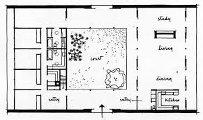 Eliot Noyes Eliot Noyes House Plan New Canaan Connecticut 1957 Noyes Vintage House Plans House Plans