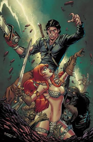 Red Sonja Vs Aod #4 K 1:20 Tim Seeley Virgin Variant (08/06/2025) Dynamite