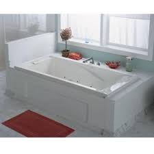 Planning your home depot bathtubs installation. American Standard Everclean 72 In Acrylic Rectangular Drop In Whirlpool Bathtub In White 7236lc 020 Whirlpool Tub Whirlpool Bathtub Jetted Tub