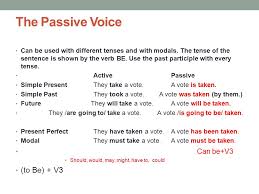 For example, in the sentence about the haircut, need is the modal. Unit 13 Passive Voice Ppt Video Online Download