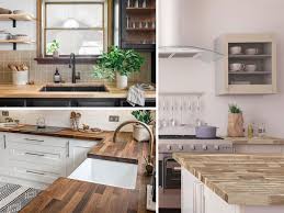 Light wood kitchen cabinets with white countertops colors that suit each other the most. Acacia Wood Butcher Block Countertop An Eco Friendly And Appealing Choice Ssr Vina