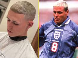 The '90s hair curtains hairstyle worn by stars like leonardo dicaprio is back. Man City Star Phil Foden Insists The New Hairstyle Is Not A Tribute To Paul Gascoigne Despite A Striking Resemblance To The England Legend Ahead Of Euro 2020