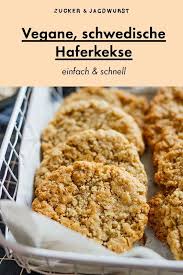 Swedish Oatmeal Cookies Simple Vegan Oatmeal Cookies Recipe Fast Ikea Cookies Healthyfood Oa Vegane Kekse Rezept Hafer Kekse Leckere Vegane Rezepte
