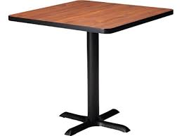 Hospitality Table X Pedestal Base 28 High Black Bistro Dining Table Hospital Table Dining Table