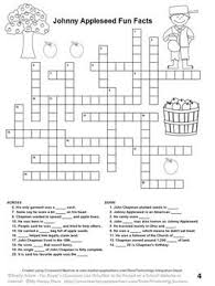 Johnny Appleseed Activities Crossword Word Search Digital Printables Johnny Appleseed Johnny Appleseed Activities Apple Seeds