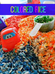 Preschool Colored Rice Activities Ducks N A Row Kids Sensory Play Colored Rice Preschool Activities