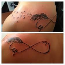 Moreover, as we will see below, they have many possibilities to convey the desired meaning. 40 Feather Infinity Symbol Tattoos
